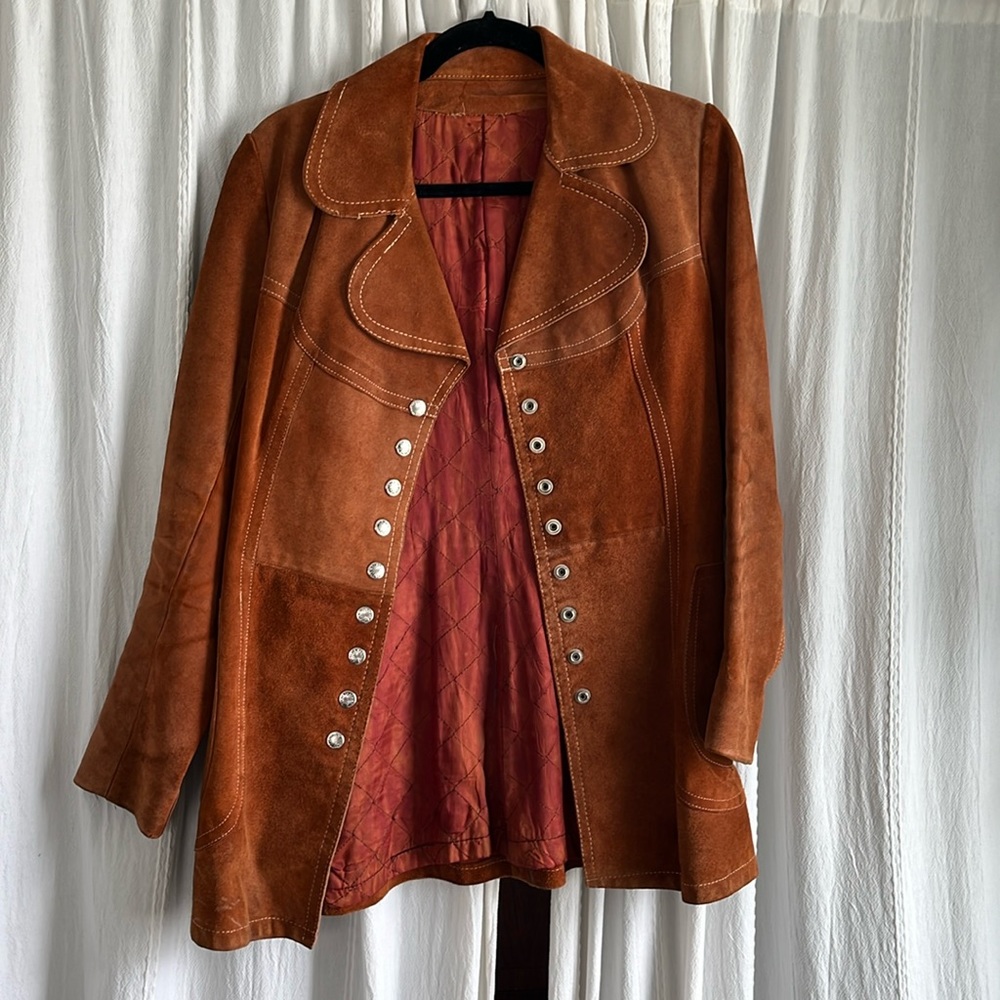 Vintage 1960s suede coat